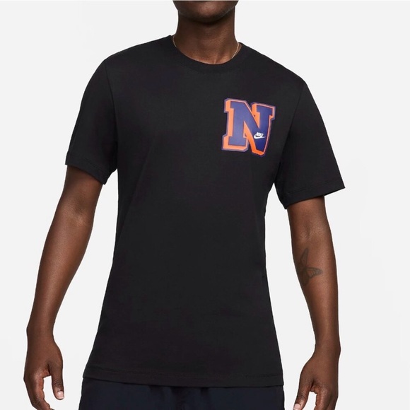 Nike Athletics 1972 Short-Sleeve Graphic Tee with Orange 'Nike Athletics' Back - Picture 2 of 8